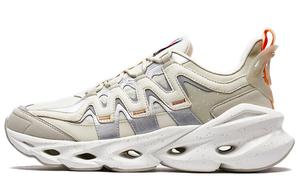 Кроссовки мужские низкие бежевые/белые Xtep