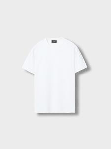 Burocs Футболка 'Slim Rib' в белом цвете