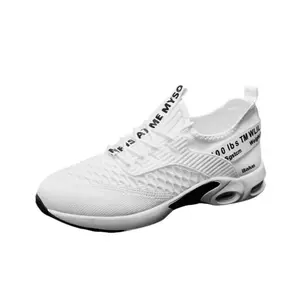 BAKE Мужские белые низкие кеды с амортизацией, дышащие и легкие, цвет White