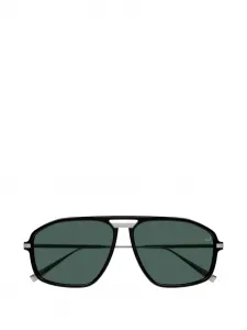 Солнцезащитные очки с геометрической оправой Dunhill, черный