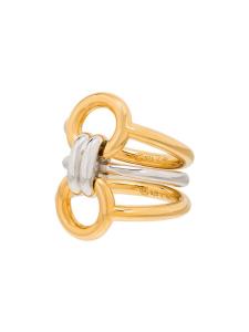 Charlotte Chesnais тройное кольцо Tryptich, золотой