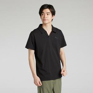 Мужская базовая поло-рубашка с коротким рукавом и одним узлом