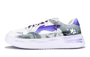 Li-Ning Floating Boat Whisper Dream Starry Sky кроссовки для скейтбординга с амортизацией и противоскользящей подошвой, низкие, унисекс, цвет Dream Purple
