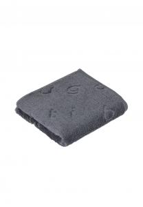 Серые фланелевые полотенца trentino 740 Bugatti