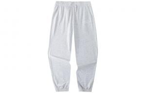 Анта спортивные трикотажные брюки женские серый хизер