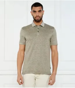 Поло H-Press 28 regular fit Boss, зеленый