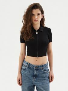 Кардиган обычного кроя 50532254 Hugo, черный