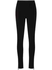 1017 ALYX 9SM легинсы с завышенной талией и молниями на манжетах, черный