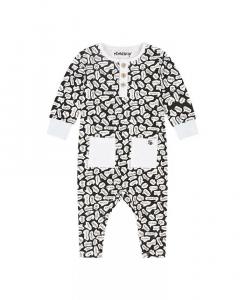 Комбинезон с длинными рукавами и пуговицами для младенцев Mixed Up Clothing, мультиколор