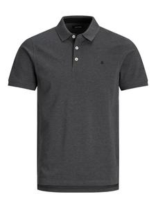 Поло Jack & Jones Polo Shirt JJEPAULOS Sommer Hemd Kragen Pique Cotton, темно-серый
