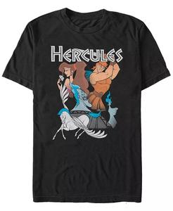 Мужская футболка Disney Hercules Group Shot с коротким рукавом Fifth Sun, черный