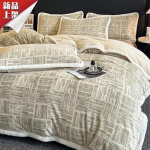 LUOLAI HOME Комплект постельного белья, 4 предмета, 150 см, простыня на резинке, Yiranju, зеленый