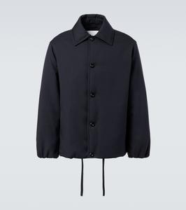 Сборчатая пуховая куртка Jil Sander, Midnight