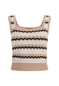 Спортивная футболка faina Strick Tank Top, бежевый