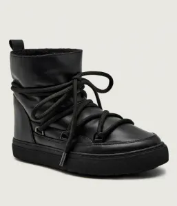 Натуральные кожаные зимние сапоги Inuikii, черный