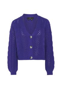 Вязаный кардиган faina Knit Cardigan, синий