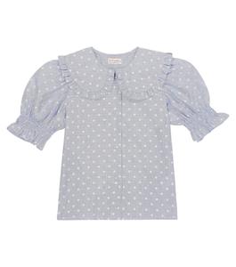 Рубашка Ромина из хлопка La Coqueta, синий