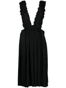 Comme Des Garçons Comme Des Garçons dungarees-style midi dress, черный