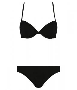 Купальник женский Ea7 раздельный, черный