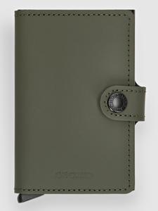 Кошелек Secrid Mini Matte Geldbörse, green/black