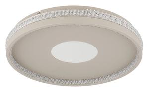 Светодиодный потолочный светильник Ширли 41/6,5 см Globo, прозрачный/песочный