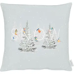 Чехол на подушку APELT «4689», (1 шт.), без наполнения, цвет bunt/grau