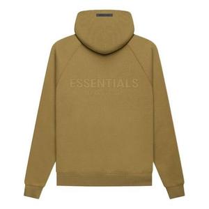 Толстовка fw21 pullover logo hoodie 'amber' Fear Of God Essentials, бежевый