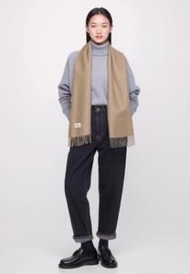 Шарф Style Republic KASCH-MIR SCARF WITH FRINGES, Beige/Mottled Beige