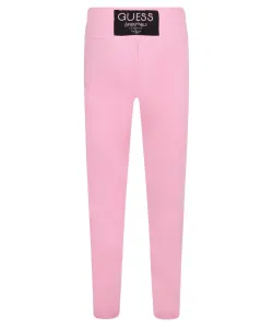Леггинсы Slim fit Guess, розовый