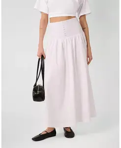 Женская юбка макси с заниженной талией WeWoreWhat, белый
