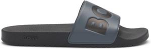 BOSS Aryeh Slid Мужские пляжные сандалии для бассейна, Medium Grey36, 7.5 Men
