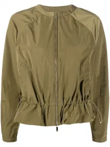 Куртка на молнии с круглым вырезом Woolrich, зеленый