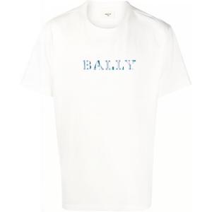 Футболка мужская белая BALLY