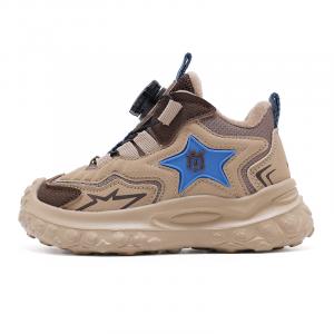 Нескользящие, легкие, амортизирующие, низкие детские повседневные кроссовки Bobdog, хаки/ancient tree коричневый