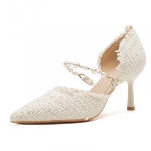 TATAYA Женские туфли на высоком каблуке бежевого цвета