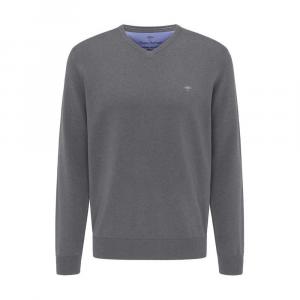 Свитер Fynch Hatton SFPK211 V Neck, серый