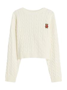 Свитер Bershka, Ecru