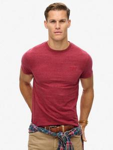 Футболка Essential Logo из органического хлопка Superdry, Berry Red Marl