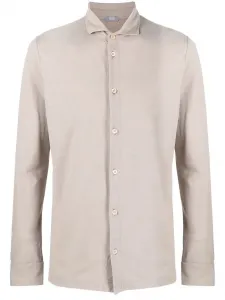 Рубашка узкого кроя Zanone, нейтральный