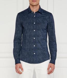 Рубашка BOSS BLACK Roan Slim Fit, темно-синий