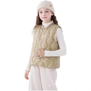 Детская пуховая жилетка Grade School Down Vest Disney, Coffee