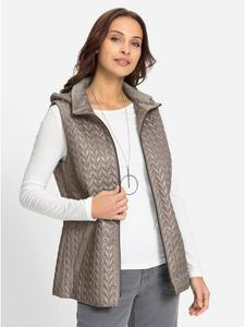 WITT WEIDEN Стеганый жилет бежевого цвета