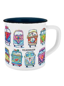 Кружка VW Sketch, эмалированная, 400 мл, белая - 400 мл Geda Labels