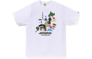Футболка ограниченной серии SS23 Japan, унисекс, белая A Bathing Ape, белый