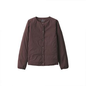 Куртка женская Muji пуховая, бордовый