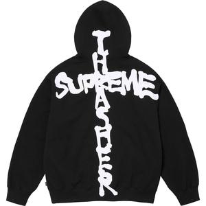 Толстовка с капюшоном Thrasher Zip Up Supreme, Каменный Белый/Камень