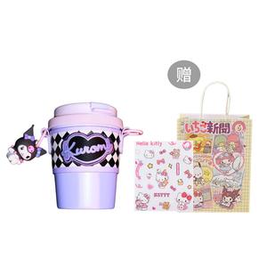 Термостакан Sanrio, diamond pattern-kuromi 300ml[includes hello kitty sticker+shopping bag]