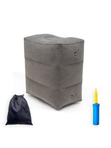 Подушка Intirilife Fußstütze Reise Hocker, серый