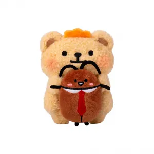 Медведь и насекомые кукла игрушка высота 10см Handsome