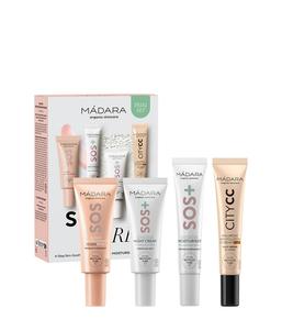 Набор для ухода за лицом MADARA SOS Care 4-Step Skin-Soothing Routine Set Medium, 1 шт.
